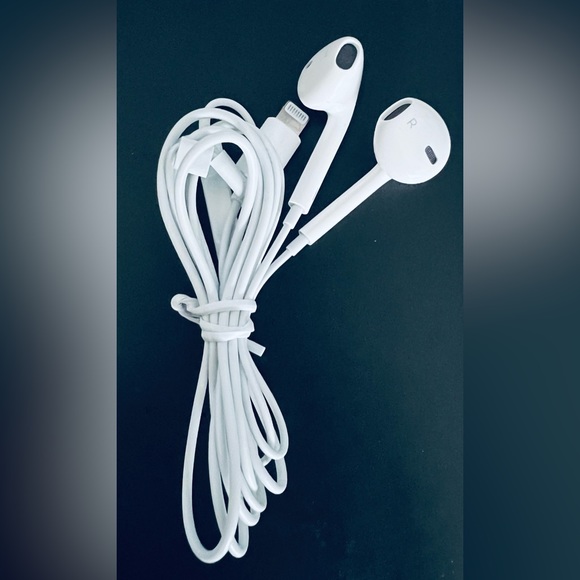 Apple Lightning EarPods In-Ear wired Headphones iPhone 7 8 X 11 12 13 14 Pro - Picture 2 of 5